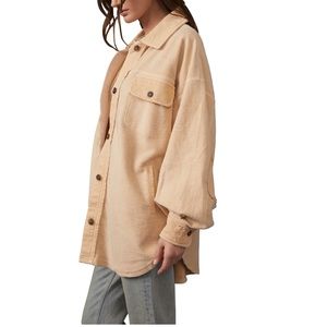 Free People The Ruby Jacket - Mustard Seed color